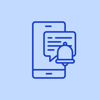 Mobile device receiving booking updates through push notifications.